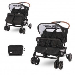 Детска количка Twin Black с чанта