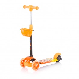 Детски скутер Диско оранж и жълт