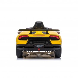 Електрическа кола Lamborghini Huracan жълта