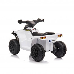 Акумулаторна количка за яздене ATV бяло