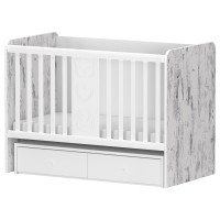 Бебешко легло люлка с две чекмеджета Рини Плей антик