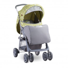 Детска количка Terra + покривало Green & Grey Elephant
