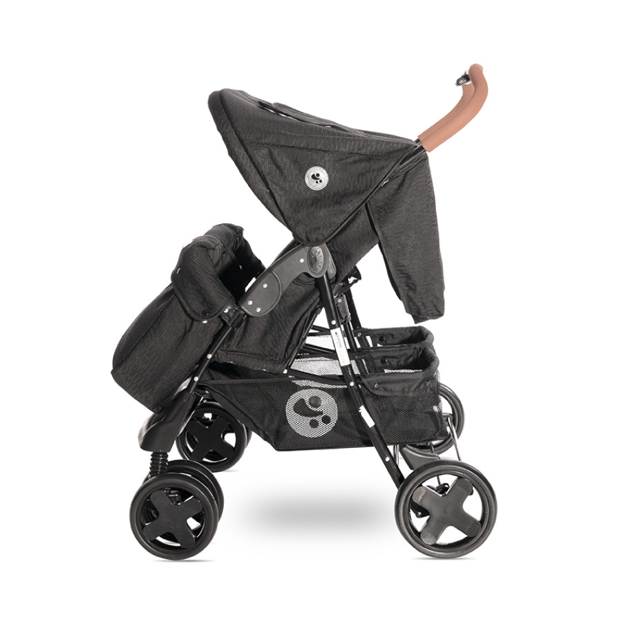 Детска количка Twin Black с чанта