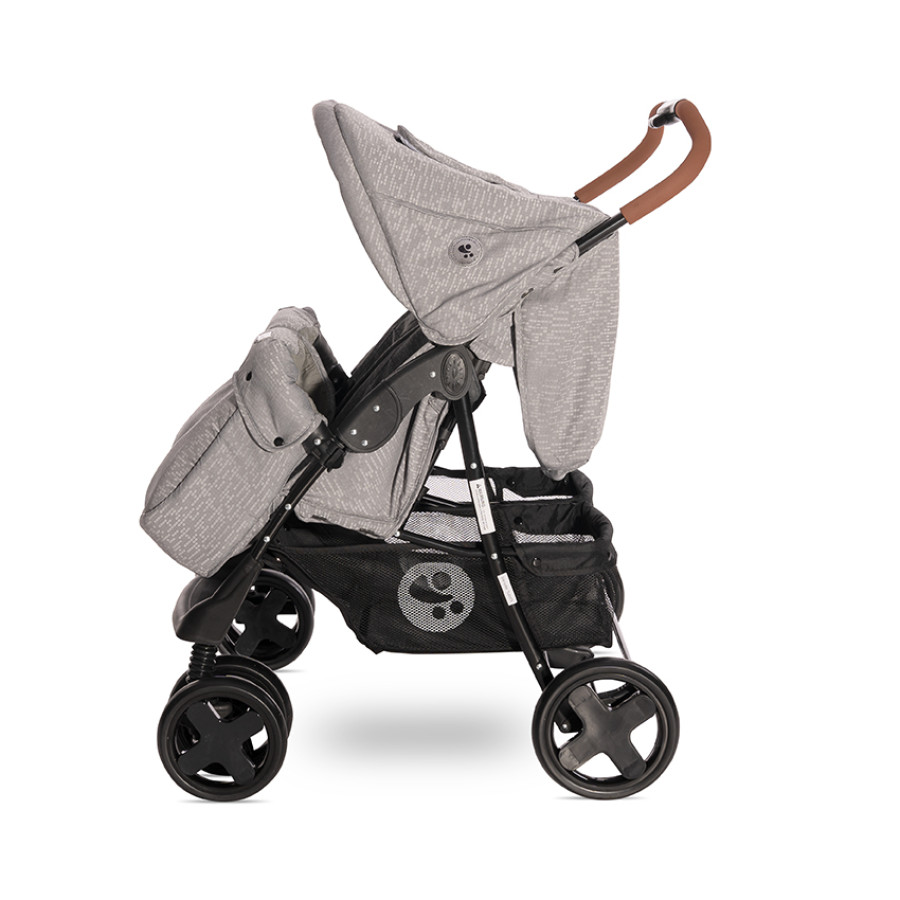 Детска количка Twin Steel Grey с чанта