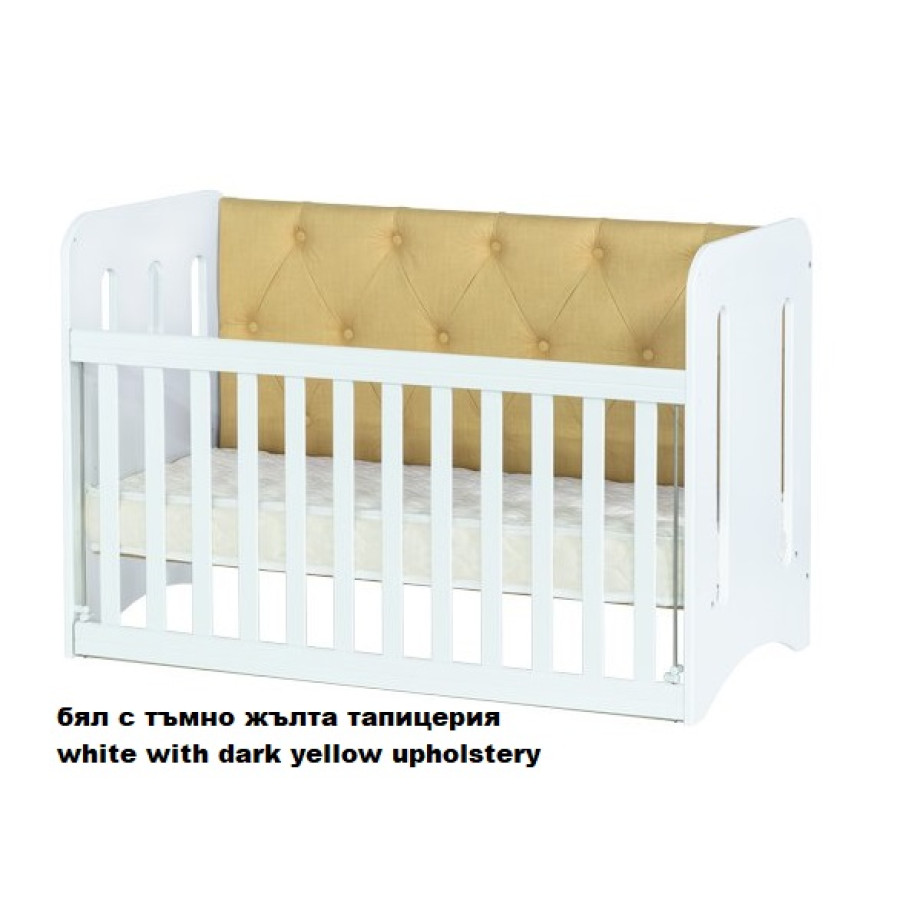 Бебешка кошара с падаща решетка Nuba Amo и тапицерия