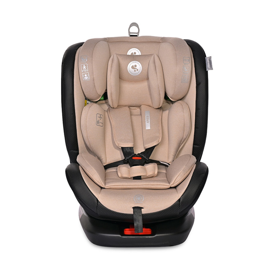 Стол за кола Ares i-Size 40-150 cm Isofix 360 Anti Rebound Bar Beige