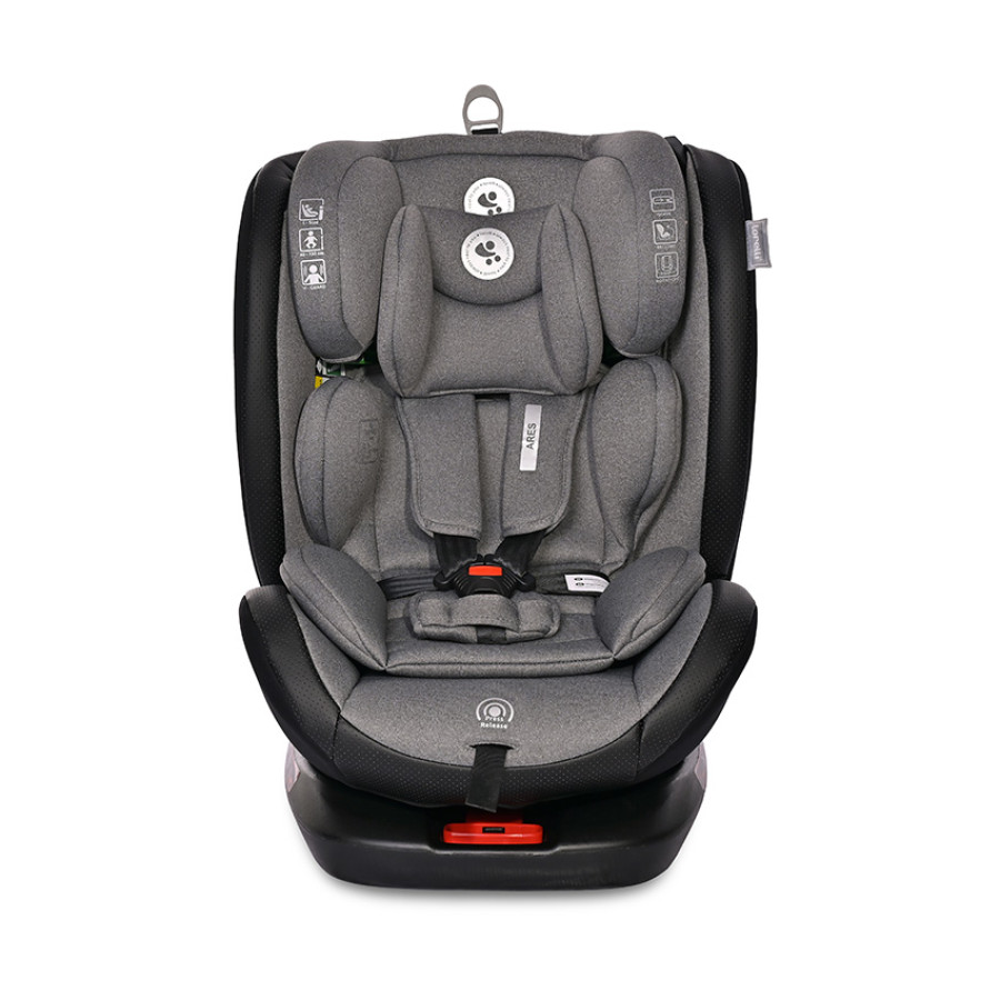 Стол за кола Ares i-Size 40-150 cm Isofix 360 Anti-Rebound Bar Grey Jasper