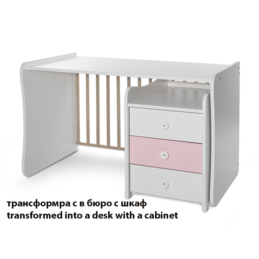 Луксозно бебешко легло 3в1 с люлка Lorelli Maxi Plus