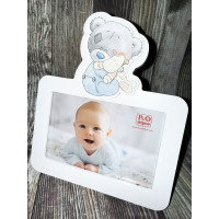 Бебешка рамка за снимка Мече синьо
