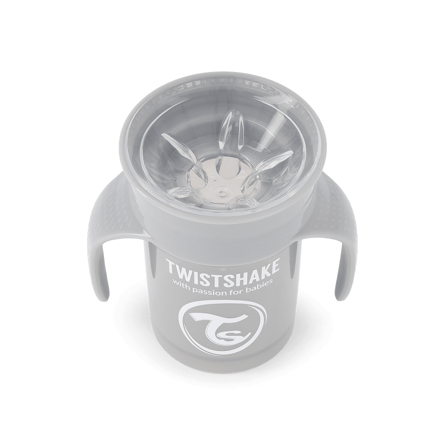 360° чаша Twistshake 6+ м Pastel Grey