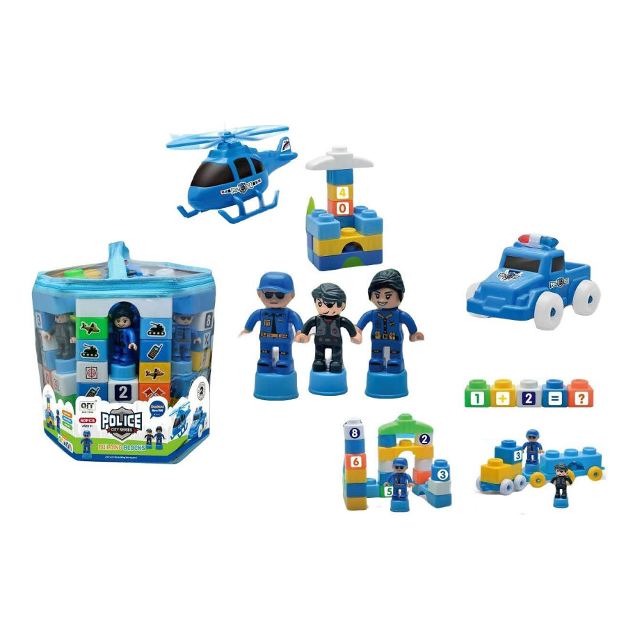 Занимателна игра конструктор полиция 610932R