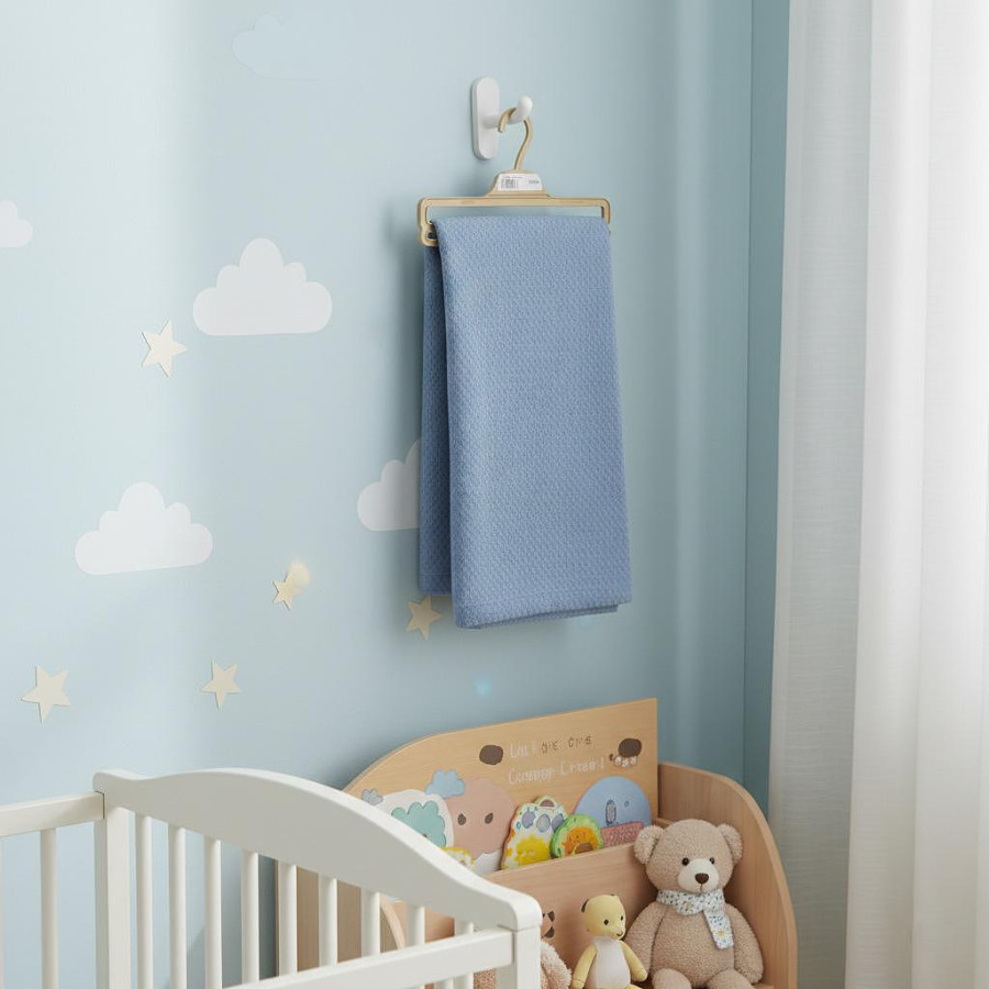 Бебешка пике завивка - розово и синьо