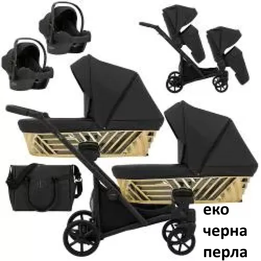 Ivento Duo Glam Количка 3 в 1 за близнаци