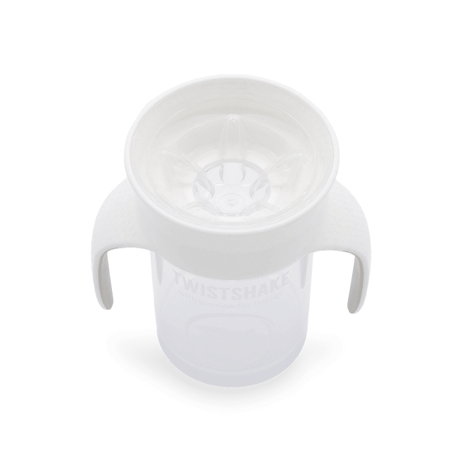 360° чаша Twistshake 6+ м White