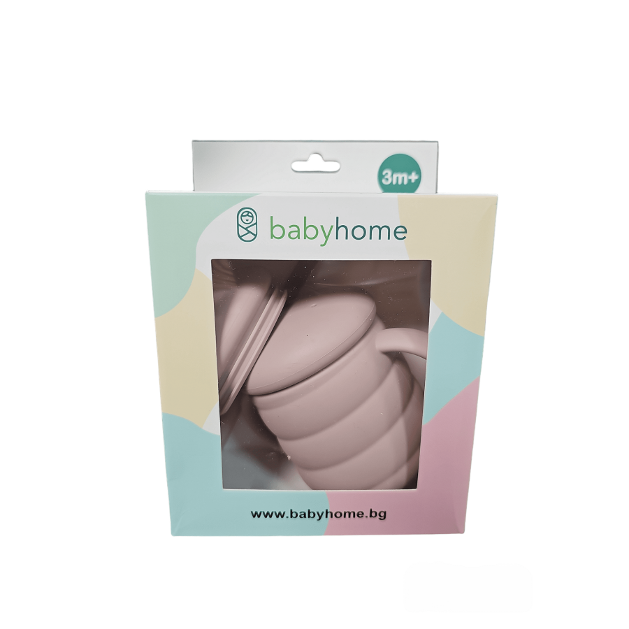 Бебешка чашка със сламка и дръжки Бебешка чашка със сламка и дръжки