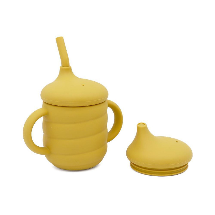 Бебешка чашка със сламка и дръжки Бебешка чашка със сламка и дръжки