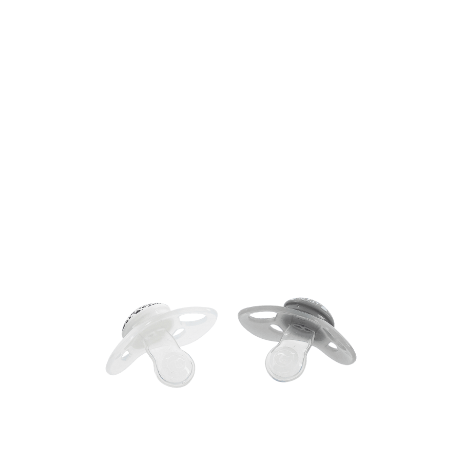 Биберон Twistshake 2 броя 6+ м Pastel Grey White