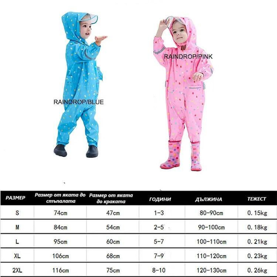 Гащеризон за дъждовно време - дъждобран