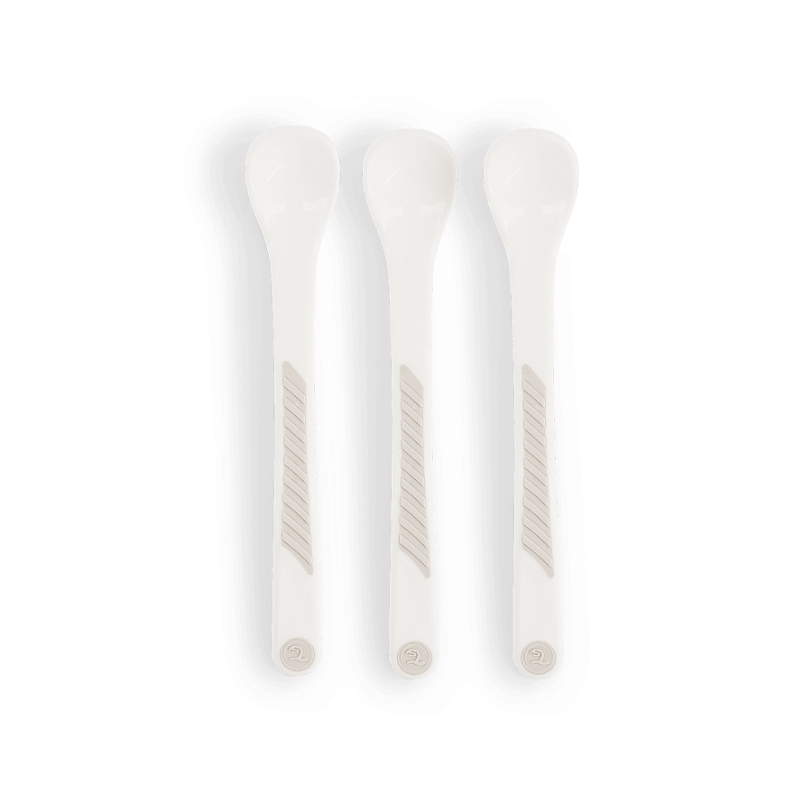 Комплект лъжички Twistshake 3 броя 6+ м White