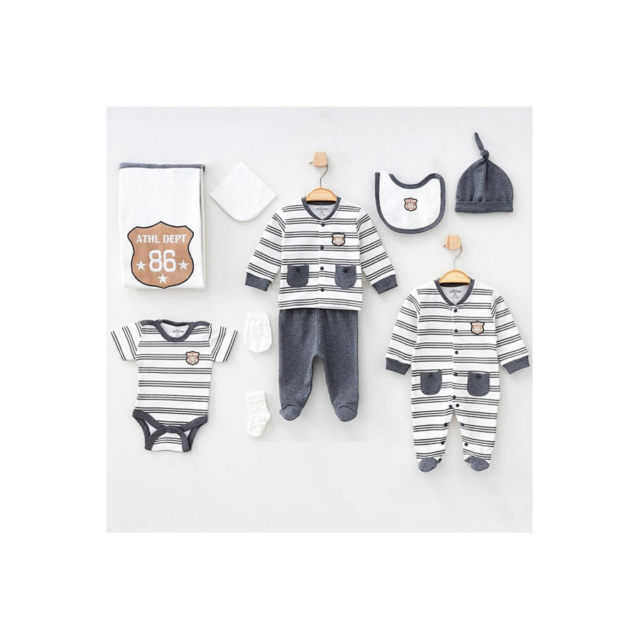 Комплект за изписване от 10 части сиво рае