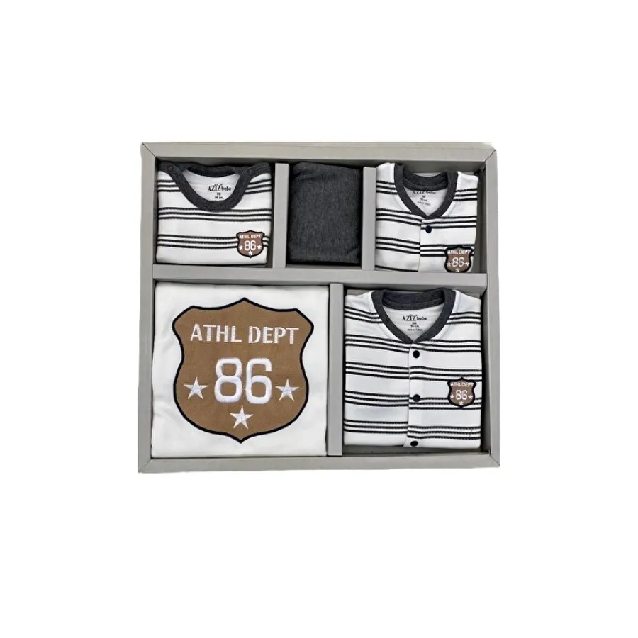 Комплект за изписване от 10 части сиво рае