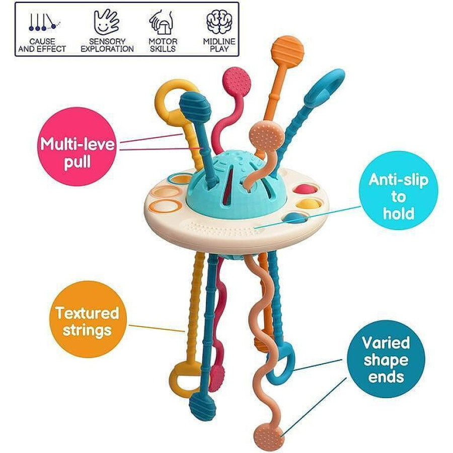 Монтесори силиконова сензорна играчка Монтесори силиконова сензорна играчка