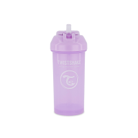 Чаша със сламка Twistshake 360 мл 6+ м Pastel Purple