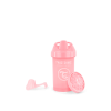 Чаша за прохождащи Twistshake 300 мл 8+ м Pastel Pink