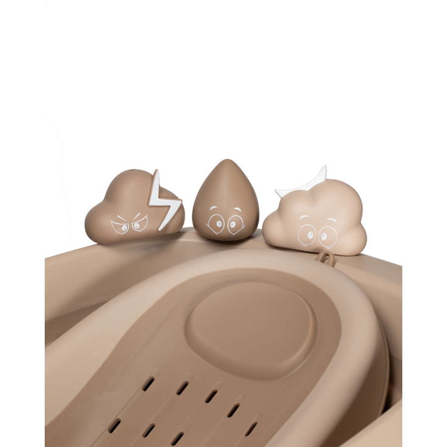 Луксозен комплект за къпане Twistshake с аксесоари Mocha