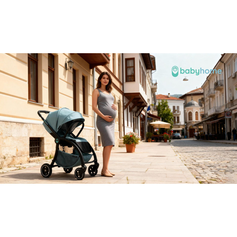 Бебешка количка Eagle син