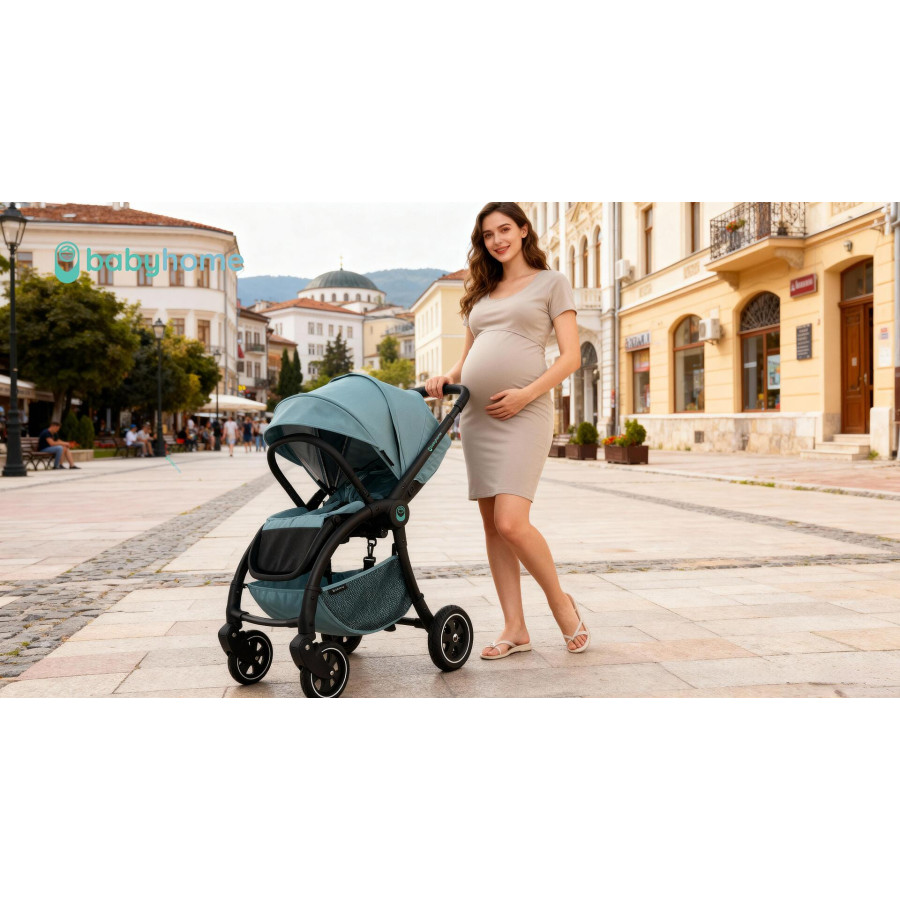 Бебешка количка Eagle син