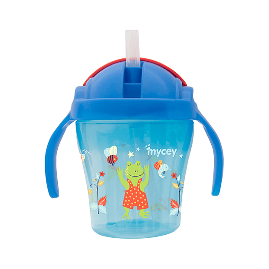 Неразливна чаша със сламка Неразливна чаша със сламка