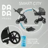 Бебешка количка Smart City 2 в 1 бежoв