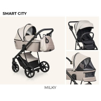 Бебешка количка Smart City 2 в 1 милк
