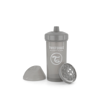 Чаша за деца Twistshake 360 мл 12+ м Pastel Grey