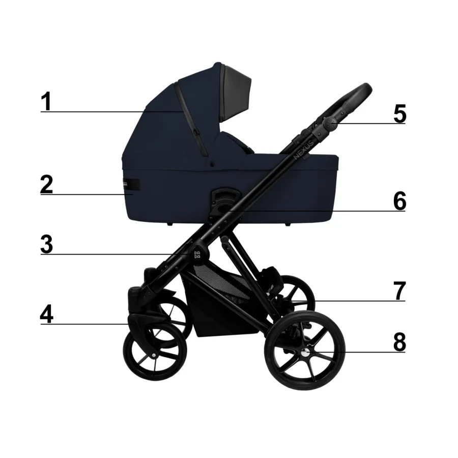 Детска количка Nexus 2 в 1 Деним