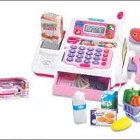 Каса на супермаркет със сканиращо устройство Каса на супермаркет със сканиращо устройство