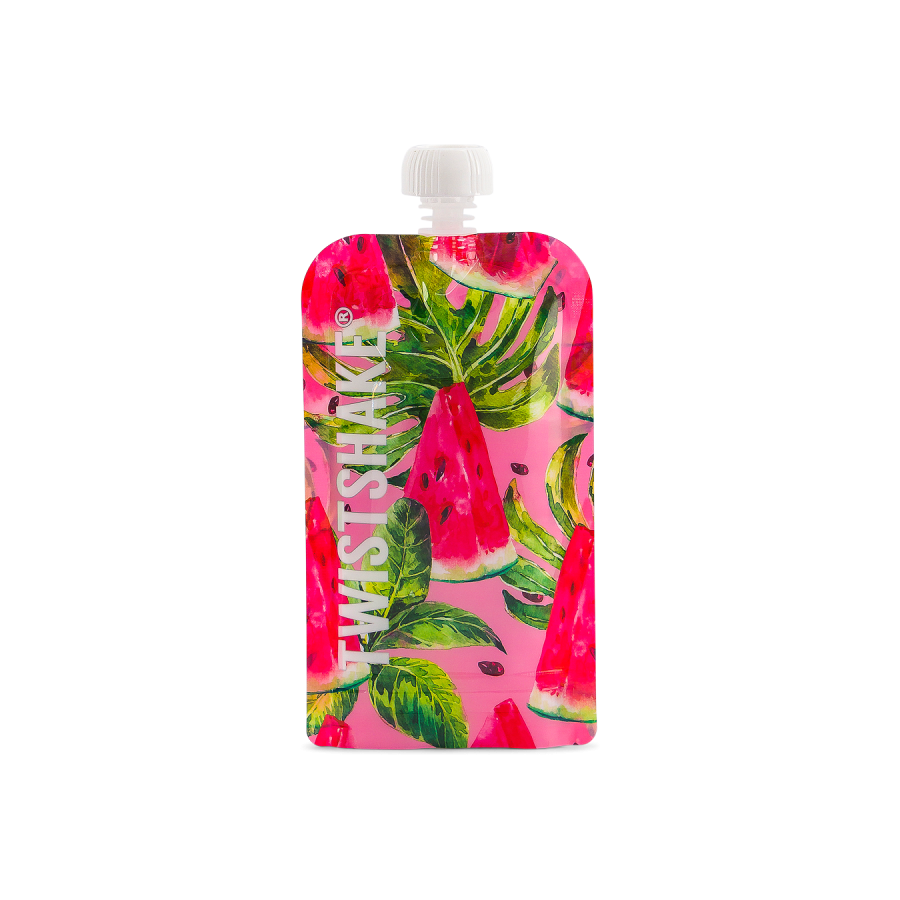Торбички за пюрета Twistshake 220 мл 3 бр. (Pineapple, Watermelon, Banana)