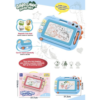 Детска магнитна дъска за рисуване Dinosaur Drawing
