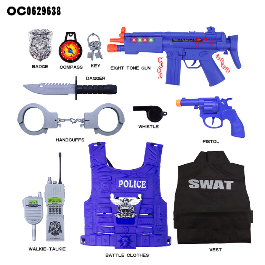 Детски полицейски комплект SWAT Police Force Equipment (голям)