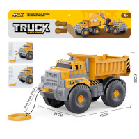 Детски самосвал Max Truck Super Power с въже за дърпане (45 см)