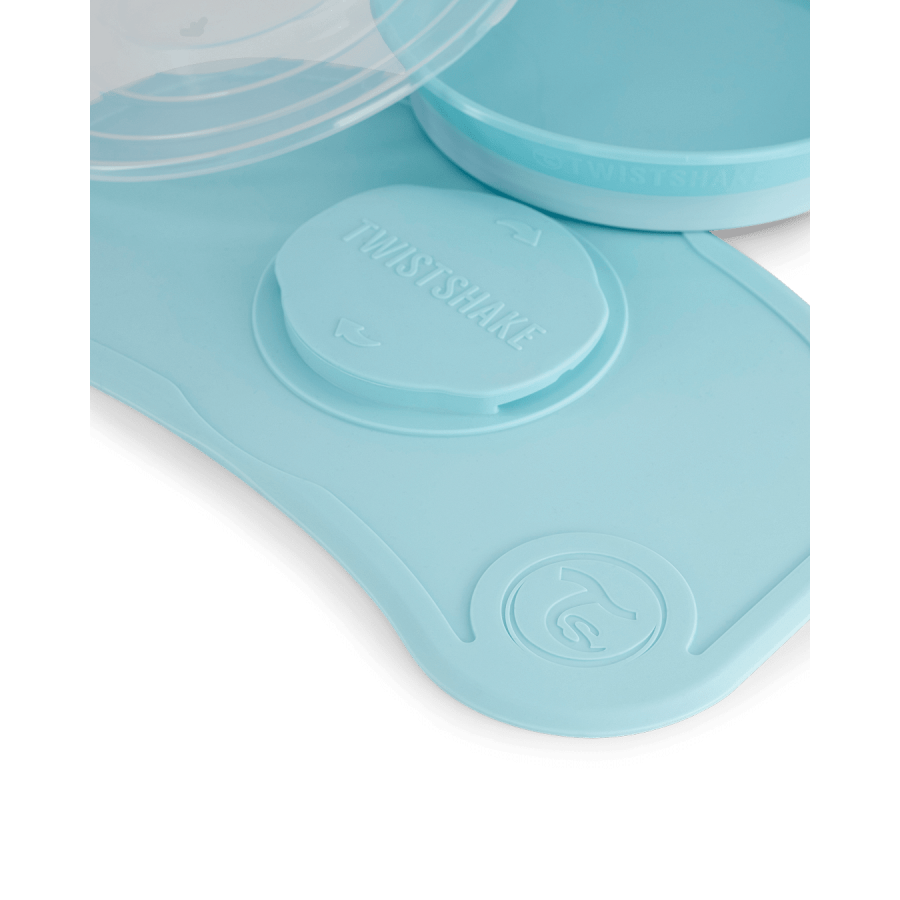 Мини подложка + чиния Twistshake Blue