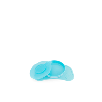 Мини подложка + чиния Twistshake Blue