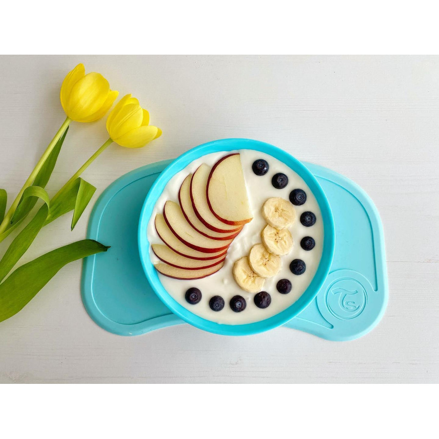 Мини подложка + чиния Twistshake Blue