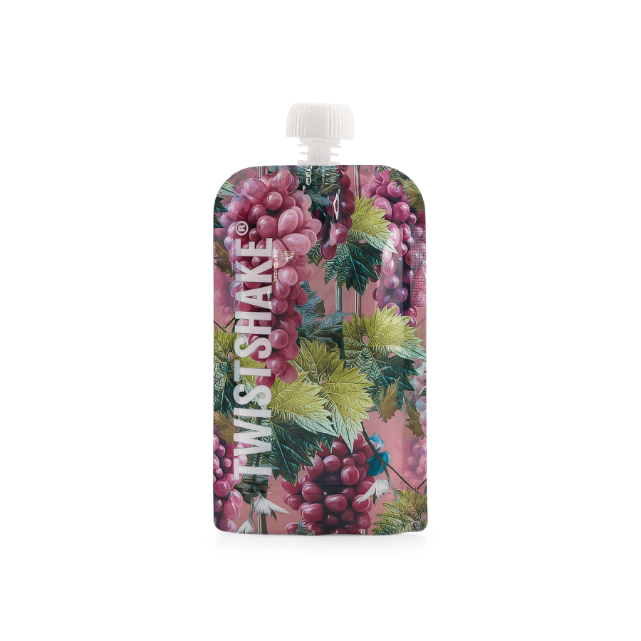 Торбички за пюрета Twistshake 220 мл 5 бр. (Mango, Passion Fruit, Strawberry, Grape, Coconut)