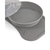 Мини подложка + чиния Twistshake Grey