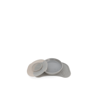 Мини подложка + чиния Twistshake Grey
