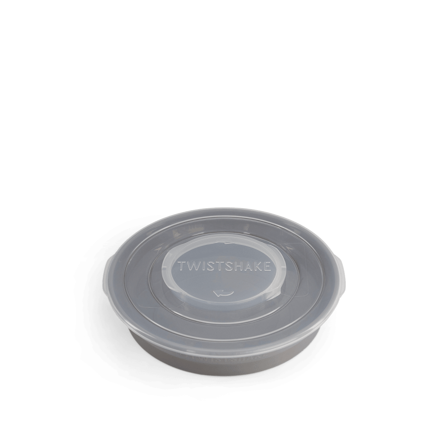 Мини подложка + чиния Twistshake Grey