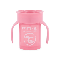360° чаша Twistshake 6+ м Pastel Pink