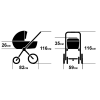 Детска количка Nexus 2 в 1 Еко Кожа Dark Grey